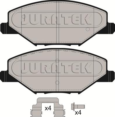 Juratek JCP8249 - Гальмівні колодки, дискові гальма avtolavka.club