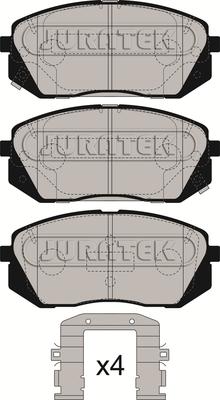 Juratek JCP8280 - Гальмівні колодки, дискові гальма avtolavka.club