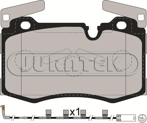 Juratek JCP8232 - Гальмівні колодки, дискові гальма avtolavka.club