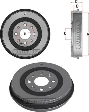 Juratek JDR027 - Гальмівний барабан avtolavka.club