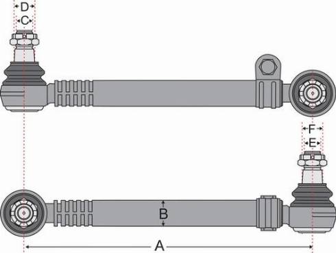 Juratek JSS1532A - Поздовжня рульова тяга avtolavka.club