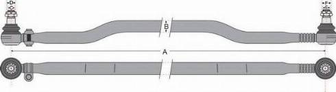 Juratek JSS1195 - Поперечна рульова тяга avtolavka.club