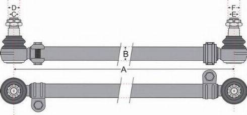 Juratek JSS1113 - Поперечна рульова тяга avtolavka.club