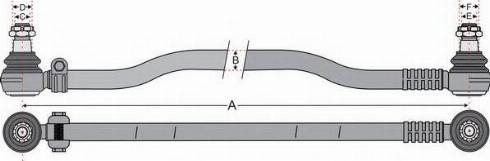 Juratek JSS1302 - Поперечна рульова тяга avtolavka.club