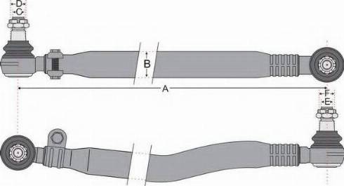 Juratek JSS1717 - Поздовжня рульова тяга avtolavka.club