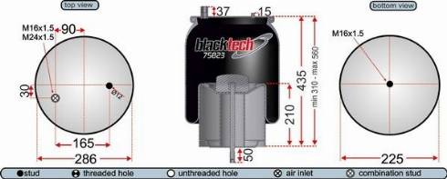 Juratek RML75023C10 - Кожух пневматичної ресори avtolavka.club