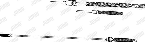 Jurid 432121J - Трос, гальмівна система avtolavka.club