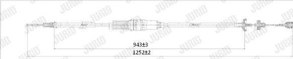 Jurid 422775J - Трос, управління зчепленням avtolavka.club