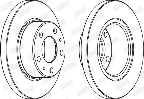 Jurid 569104J-1 - Гальмівний диск avtolavka.club