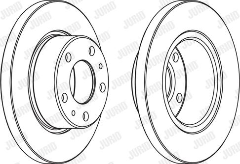 Jurid 569104J - Гальмівний диск avtolavka.club