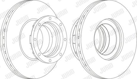 Jurid 569108J - Гальмівний диск avtolavka.club