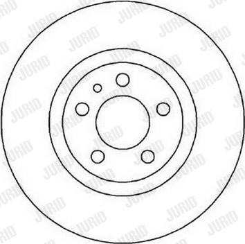 Jurid 561966J-1 - Гальмівний диск avtolavka.club