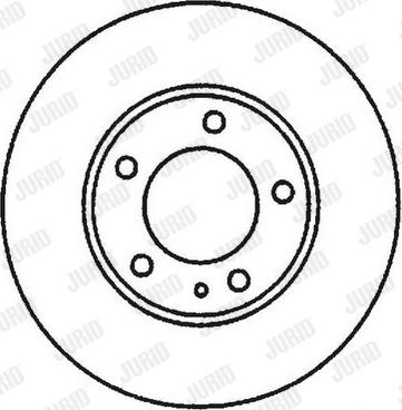 BOSCH BD795 - Гальмівний диск avtolavka.club