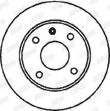 Jurid 561491J-1 - Гальмівний диск avtolavka.club