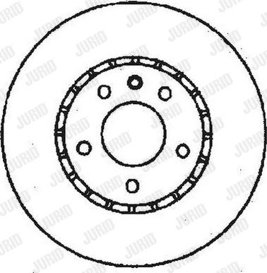 Jurid 561406J - Гальмівний диск avtolavka.club