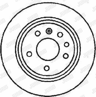 Jurid 561408J - Гальмівний диск avtolavka.club