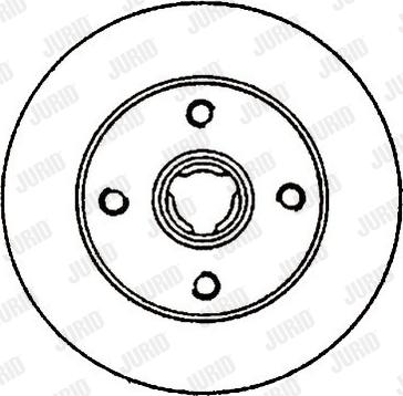 Jurid 561413J - Гальмівний диск avtolavka.club