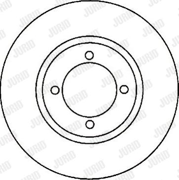 Jurid 561430J - Гальмівний диск avtolavka.club