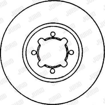 Jurid 561422J - Гальмівний диск avtolavka.club