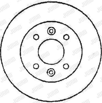 Jurid 561594J - Гальмівний диск avtolavka.club