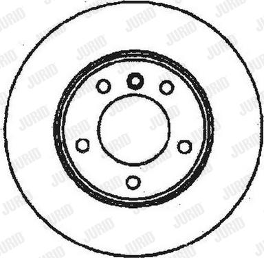 Jurid 561551J - Гальмівний диск avtolavka.club