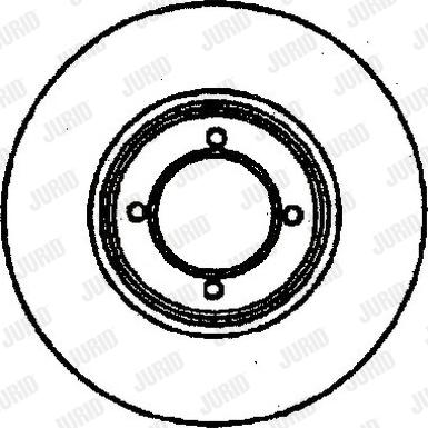 Jurid 561557J - Гальмівний диск avtolavka.club