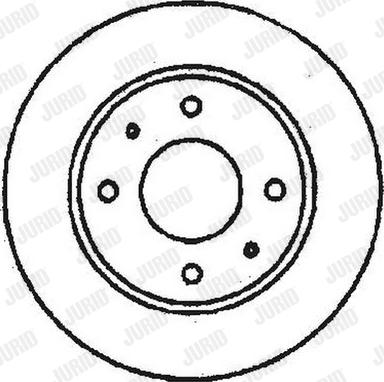 Jurid 561582J - Гальмівний диск avtolavka.club