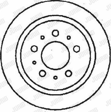 Jurid 561506J - Гальмівний диск avtolavka.club