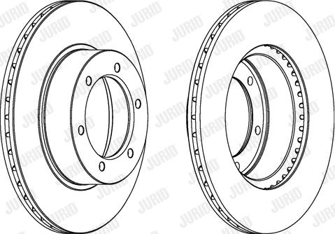 Jurid 561502JC-1 - Гальмівний диск avtolavka.club
