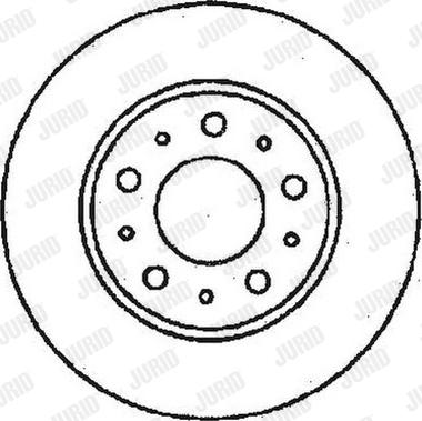 Jurid 561512J-1 - Гальмівний диск avtolavka.club