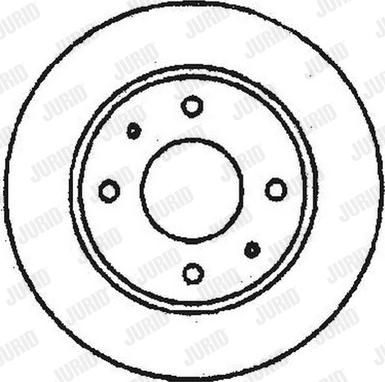 Jurid 561582JC-1 - Гальмівний диск avtolavka.club