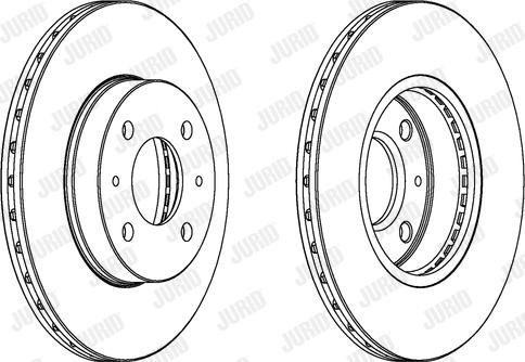 Eurobrake 5815202274 - Гальмівний диск avtolavka.club