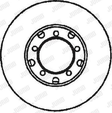 Jurid 561574J - Гальмівний диск avtolavka.club