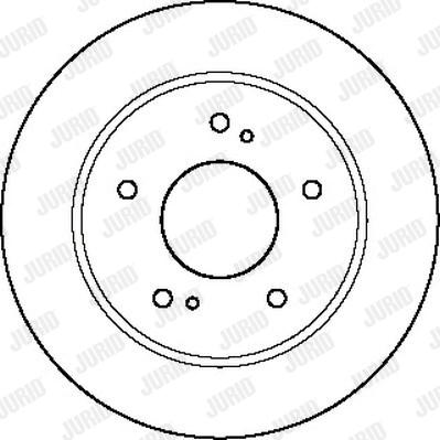 Jurid 561649J - Гальмівний диск avtolavka.club