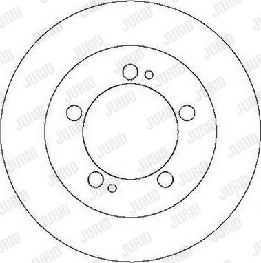 Jurid 561659J - Гальмівний диск avtolavka.club