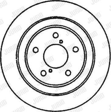 Jurid 561666J-1 - Гальмівний диск avtolavka.club