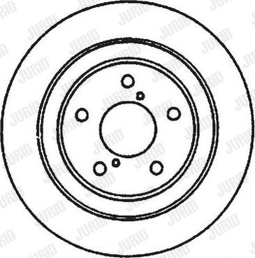 Jurid 561666J - Гальмівний диск avtolavka.club