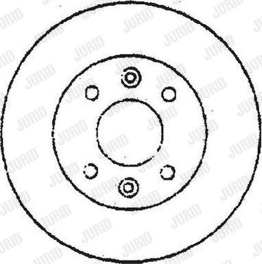 Jurid 561660J - Гальмівний диск avtolavka.club