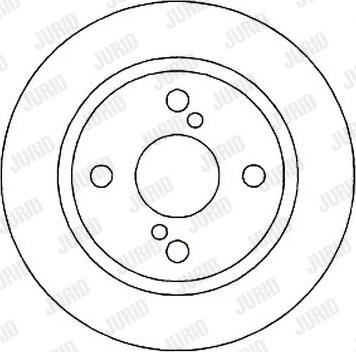 Jurid 561602J - Гальмівний диск avtolavka.club