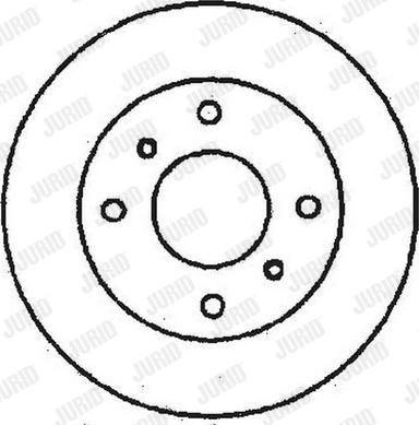 Jurid 561614J - Гальмівний диск avtolavka.club