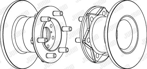 Jurid 561612J - Гальмівний диск avtolavka.club