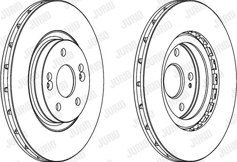 Jurid 561686J - Гальмівний диск avtolavka.club
