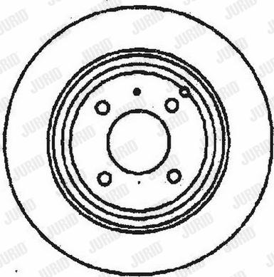 Jurid 561681J - Гальмівний диск avtolavka.club