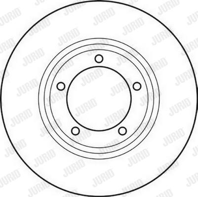 Jurid 561629JC-1 - Гальмівний диск avtolavka.club