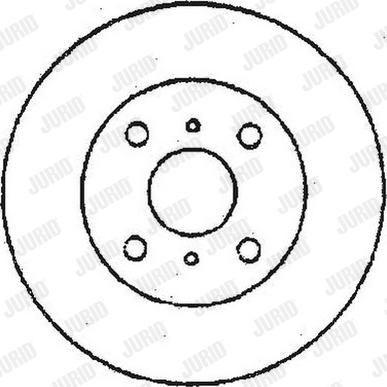 Jurid 561672J - Гальмівний диск avtolavka.club