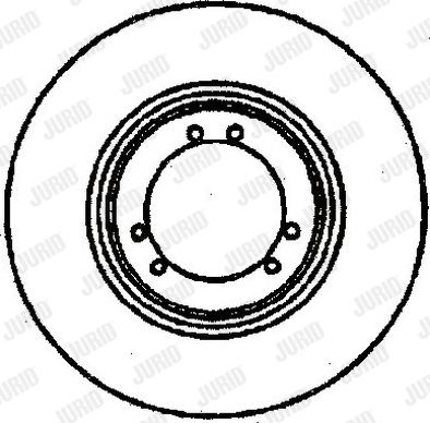 Jurid 561098J - Гальмівний диск avtolavka.club