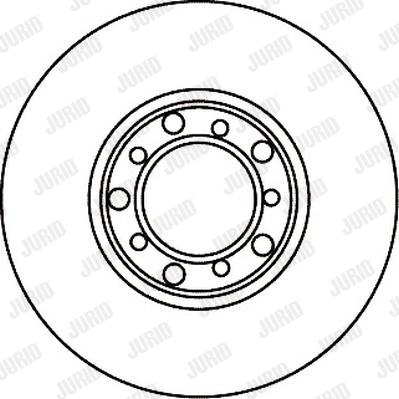 Jurid 561022J - Гальмівний диск avtolavka.club