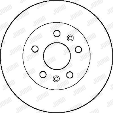 Jurid 561073J - Гальмівний диск avtolavka.club