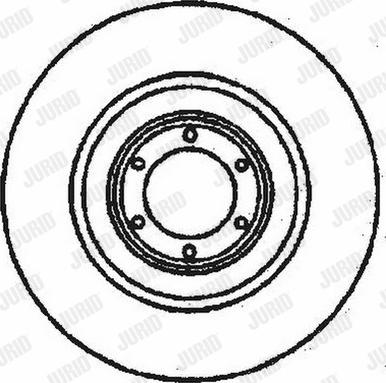 Jurid 561140J - Гальмівний диск avtolavka.club