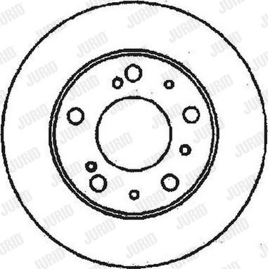 Jurid 561159JC - Гальмівний диск avtolavka.club